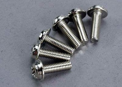 Schrauben, 3x10mm Masch.-Scheibenkopf (6)