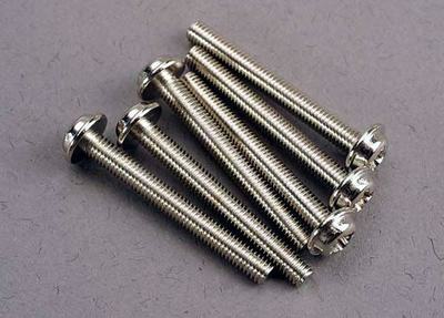 Schrauben, 3x26mm Masch.-Scheibenkopf (6)