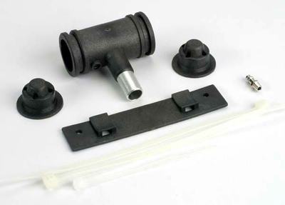 Auspuff Gummi, Metallhalter