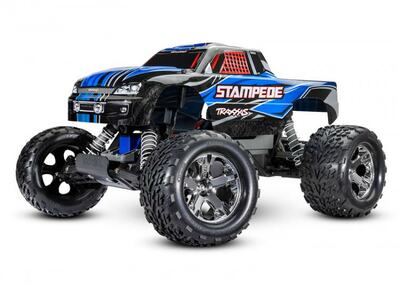 Stampede 2WD 1/10 RTR TQ blau USB - (inkl. Akku und Lader)