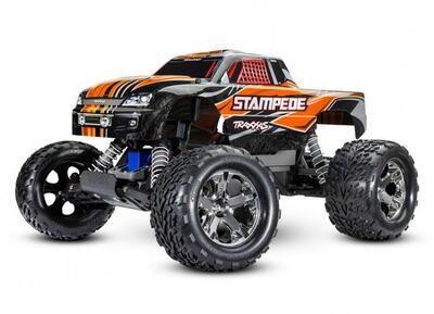 Stampede 2WD 1/10 RTR TQ orange USB - (inkl. Akku und Lader)