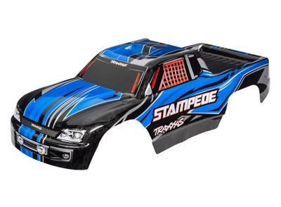 Karosserie, Stampede 2WD blau lackiert