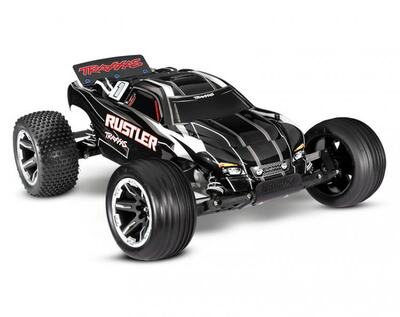 Rustler 2WD 1/10 RTR TQ schwarz USB - (mit Akku und Ladegerät) schwarz