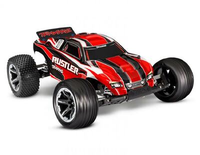 Rustler 2WD 1/10 RTR TQ USB - (mit Akku und Ladegerät) rot