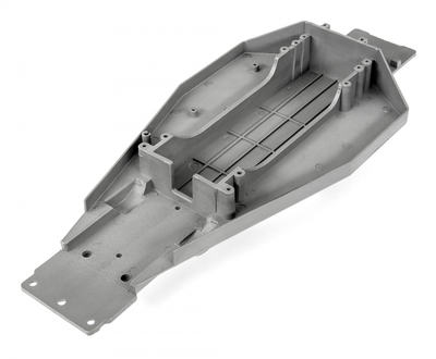Chassis Rustler/Bandit grau (langer Akkuschacht)
