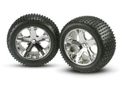 Komplettrad, 2,8", All-Star chrom, hinten (2 Stück)