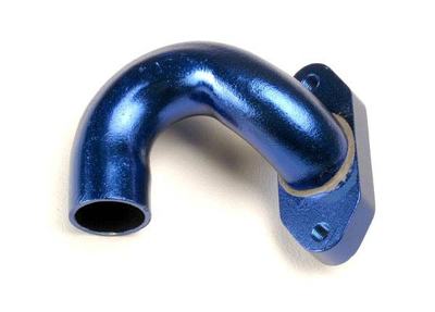 Motorkrümmer blau