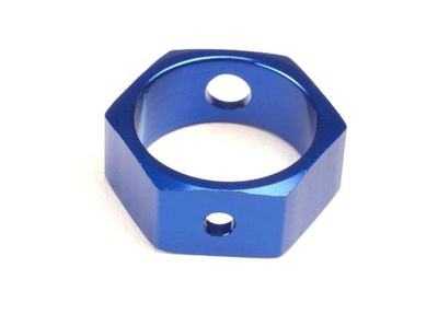 Brems-Adapter Sechskant Alu blau
