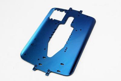 Chassis, 6061-T6 Aluminium (4.0mm) (blau