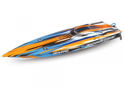 Spartan, 36 Zoll Deep-V BL-Boot +TSM (Link-fähig, ohne Akku/Lader) orange / bau