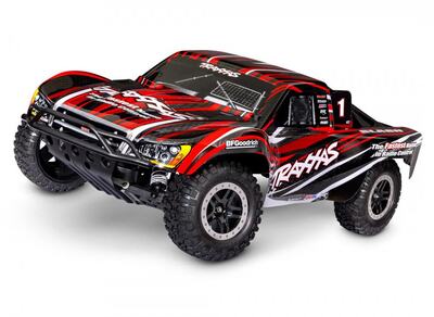Slash 2WD 1/10 RTR TQ Rot EHD Clipless USB-C Set mit Akku/Ladegerät
