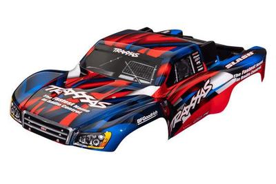Karosserie, Slash 2WD/4x4 Red & Blue Painted