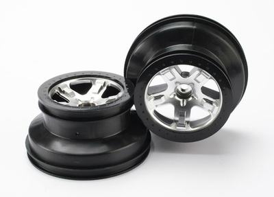 Felge, 2,2"/3,0", SCT (2WD vorn) mattchrom (2 Stück)