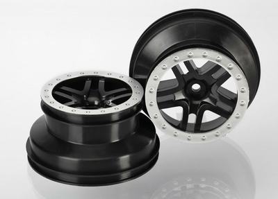 Felge, 2,2"/3,0", Split-Spoke schwarz-mattchrom (2 Stück)