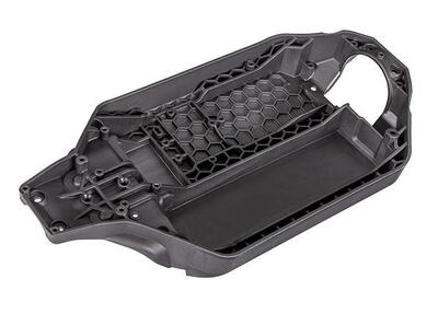 Chassis (162mmLong Akku) anthrazitgrau Rustler 4x4