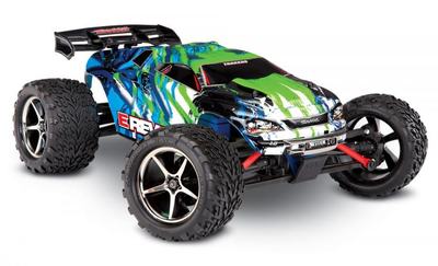 E-Revo 4x4 grün RTR +12V-Lader+Akku 1/16 4WD Racing Truck Brushed