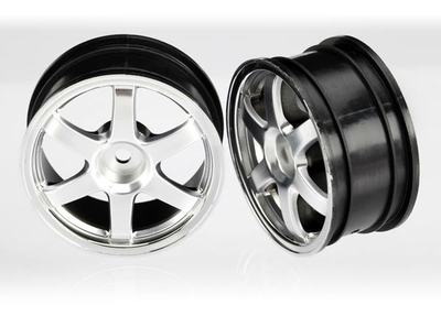 Felge, 1,9", Volk Racing TE37 matt-chrom (2 Stück)