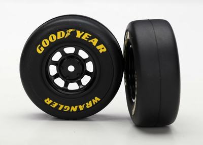 Komplettrad, 1,9", Slicks Wrangler / Goodyear, 1/16 (2 Stück)