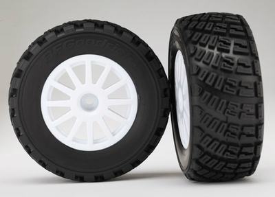 Komplettrad, 2,2" / 3,0", BFGoodrich Rally S1 (Ultra-Soft) / Rally weiß (2 Stück) TSM