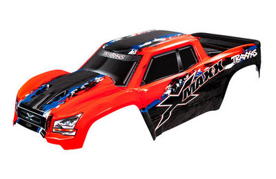 Karosserie, XMAXX rot mit Aufkleber