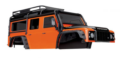 Karosserie, Land Rover Defender, Adventure-Edition orange/schwarz (TRX-4) komplett - LIMITED EDITION