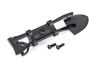 Schaufel, Axt, Accessory-Halzer + Montage-Hardware TRX4 schwarz
