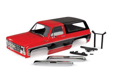 Karosserie, Chevrolet Blazer (1979), komplett (rot) Clipless