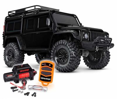 TRX-4 1/10 Land Rover Defender Crawler (schwarz) mit Winde RTR