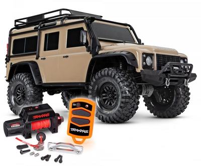 TRX-4 1/10 Land Rover Defender Crawler (Sand) mit Winde RTR