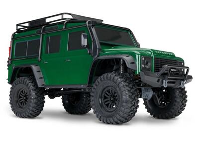 RC Modell Auto TRX-4 Land Rover Defender Clipless Grün 1/10 Crawler RTR (ohne Akku und Ladegerät)