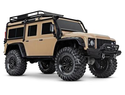 RC Modell Auto TRX-4 Land Rover Defender Clipless Sand  1/10 Crawler RTR (ohne Akku und Ladegerät)