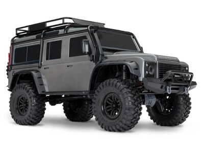 RC Modell Auto TRX-4 Land Rover Defender Clipless Silber 1/10 Crawler RTR (ohne Akku und Ladegerät)