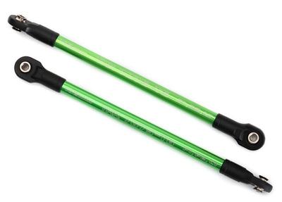 Push-Rods Alu grün (2) (Rod Ends montiert)