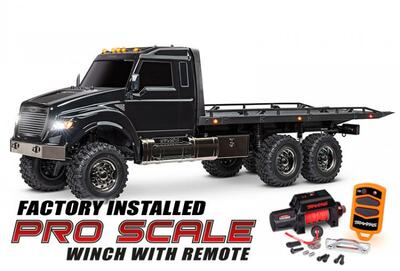 TRX-6 Ultimate RC Hauler 6x6 TQi (Schwarz) (ohne Akku/Lader) mit Winde