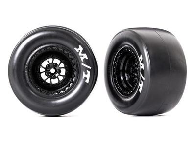 Komplettrad, 2,2" / 3,0", hinten schwarz Mickey Thompson (Drag Slash) (2 Stück)