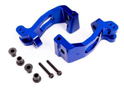 Caster Blocks (C-Hub) Alu blau L+R Sledge