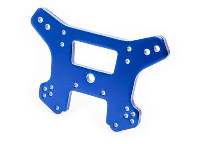 Dämpferbrücke vorn Alu blau Sledge