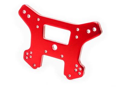 Dämpferbrücke vorn Alu rot Sledge