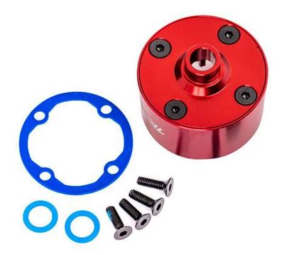 Differential-Gehäuse Alu rot Set Sledge