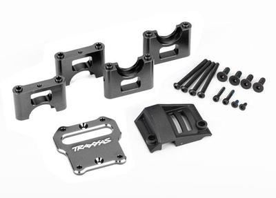 Halter Alu grau Center Diff Sledge