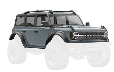 Karosserie, TRX-4M Ford Bronco komplett dunkelgrau