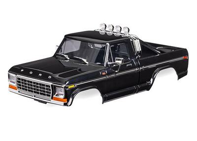 Karosserie, TRX-4M Ford F-150 Black komlpett (Clipless)