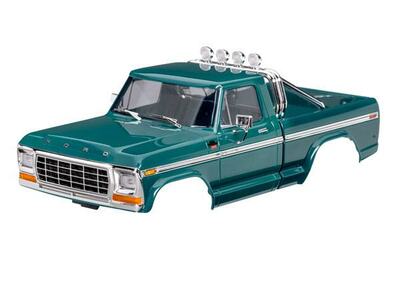 Karosserie, TRX-4M Ford F-150 Green komlpett (Clipless)