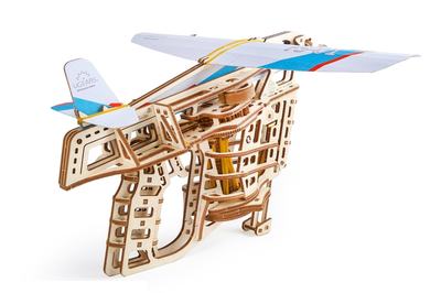 3D Holz Puzzle Bausatz Flugzeugstarter