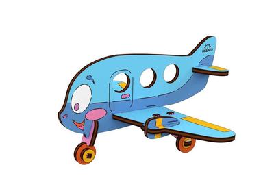 3D Holz Puzzle Bausatz Flugzeug