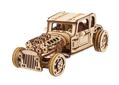 3D Holz Puzzle Bausatz Hot Rod Furious Mouse