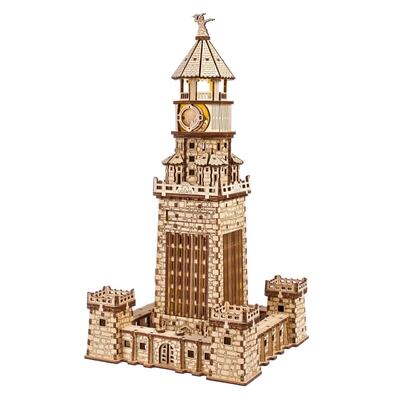 3D Holz Puzzle Bausatz Leuchtturm von Alexandria
