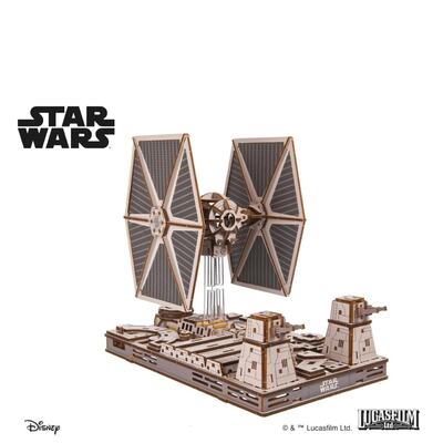 3D Holz Puzzle Bausatz TIE Fighter