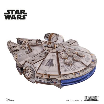 3D Holz Puzzle Bausatz Millennium Falke™