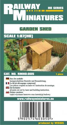 Gartenschuppen scale 1:87 (H0)
